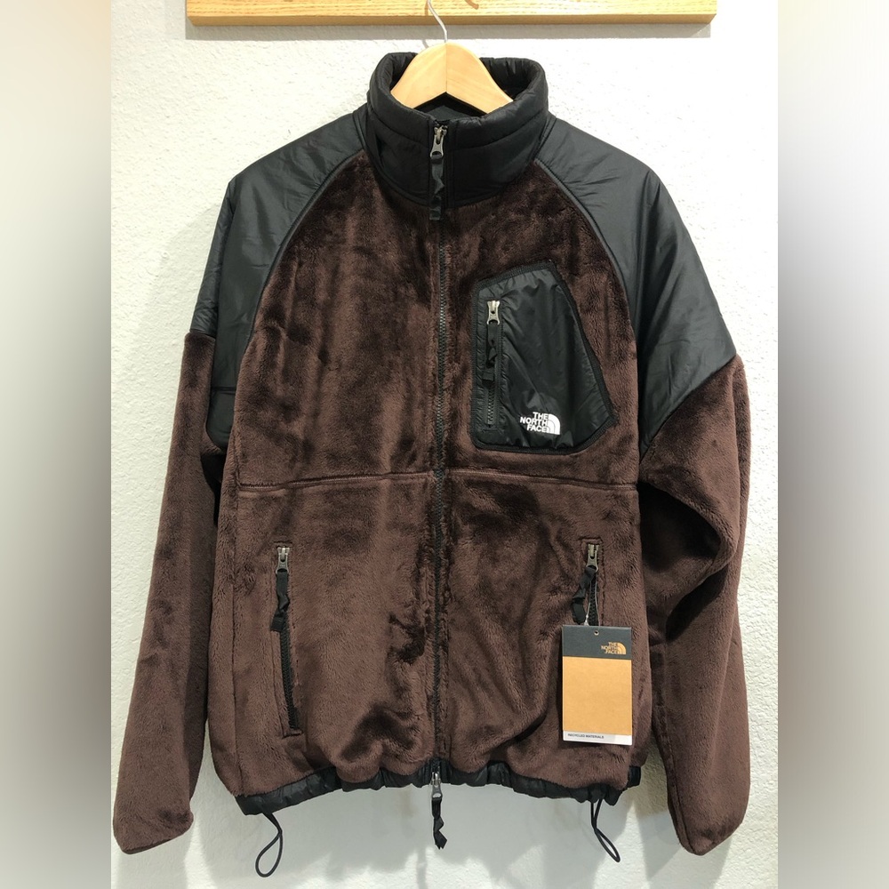 The North Face Versa Velour Jacket Coal Brown Size M